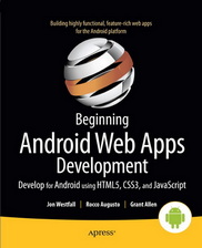 دانلود کتابBeginning Android Web Apps Development