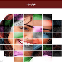 قالب سایت شخصی برای نمایش نمونه کار